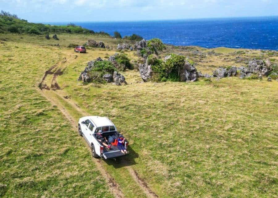 Trasa 4x4 po wyspie 'Eua