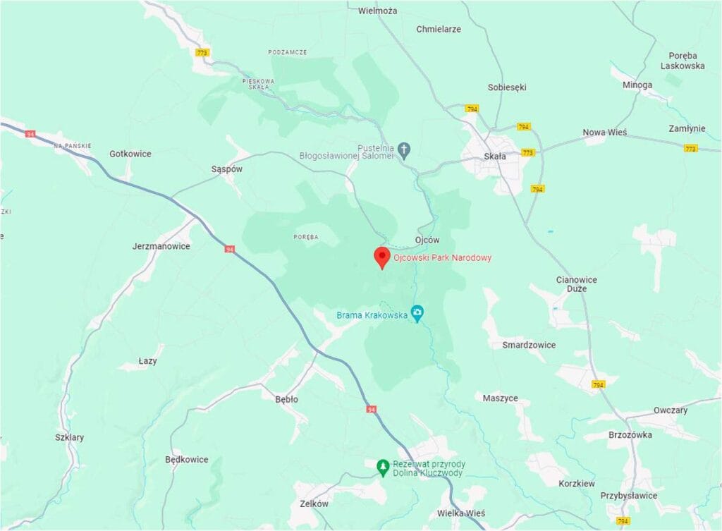 Jak dojechać do Ojcowskiego Parku Narodowego w Polsce: samochodem i autobusem