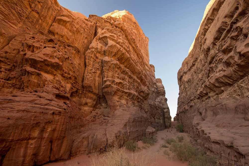 Kanion Khazali w Wadi Rum, Jordania