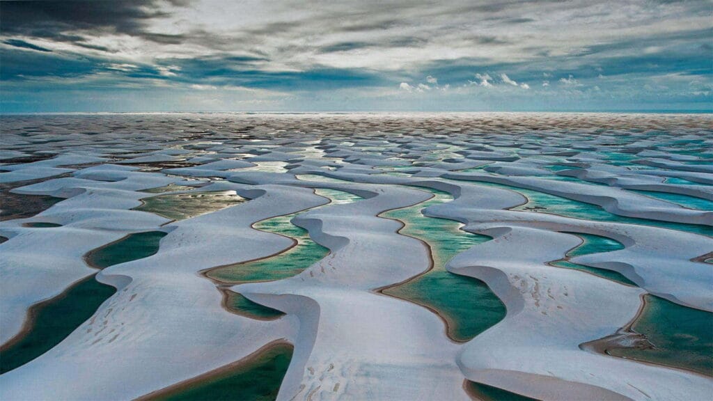 Park Narodowy Lençóis Maranhenses w stanie Maranhão, Brazylia