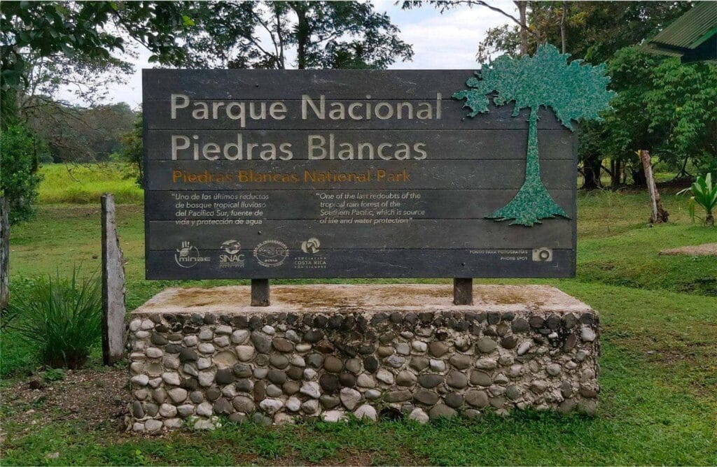 Park Narodowy Piedras Blancas na południowym wybrzeżu Pacyfiku Kostaryki