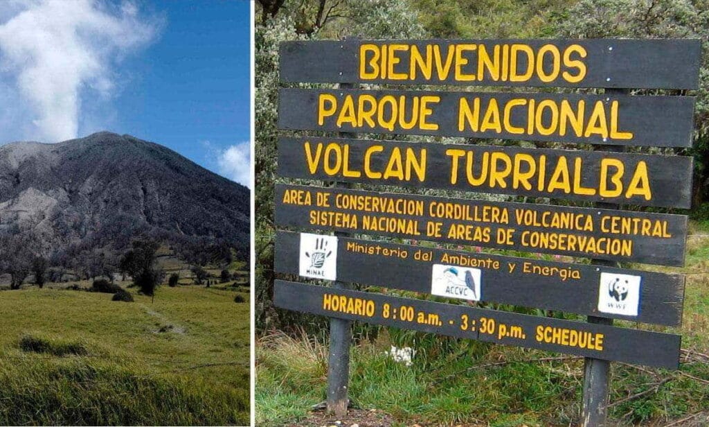 Park Narodowy Volcán Turrialba w prowincji Cartago, w północno-zachodniej części kantonu Turrialba w Kostaryce