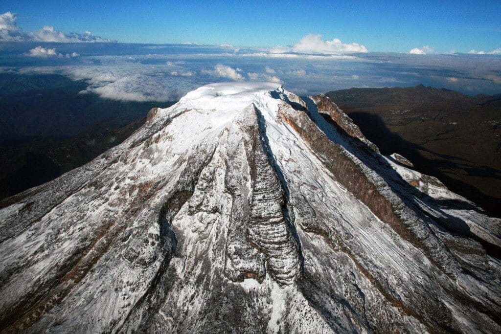 Wulkan Nevado del Tolima, Kolumbia